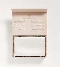 Load image into Gallery viewer, Ivory White 100% Pure Mulberry Silk Oxford Style Pillowcase