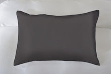 Load image into Gallery viewer, King Size Charcoal 100% Pure Mulberry Silk Pillowcase