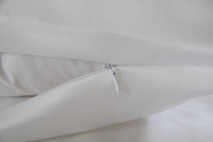Ivory White 100% Pure Mulberry Silk Pillowcase