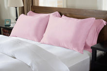 Load image into Gallery viewer, King Size Blush Pink 100% Pure Mulberry Silk Pillowcase
